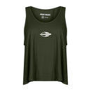 REGATA FEMININA CROPPED BEACH SPORTS MORMAII 2776B VERDE MILITAR