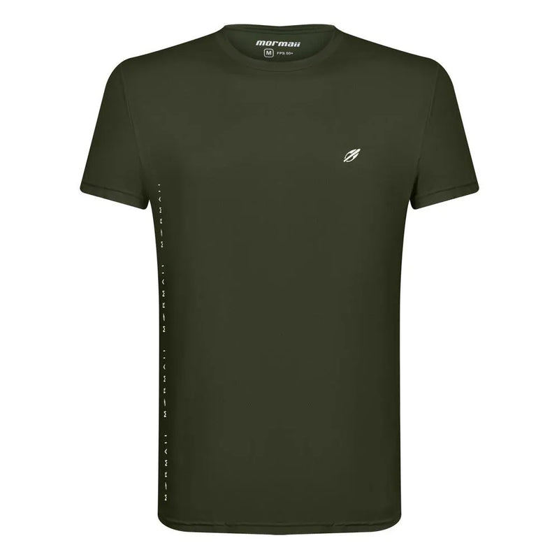 CAMISETA MASCULINA MANGA CURTA BEACH SPORTS MORMAII 2788 VERDE MILITAR