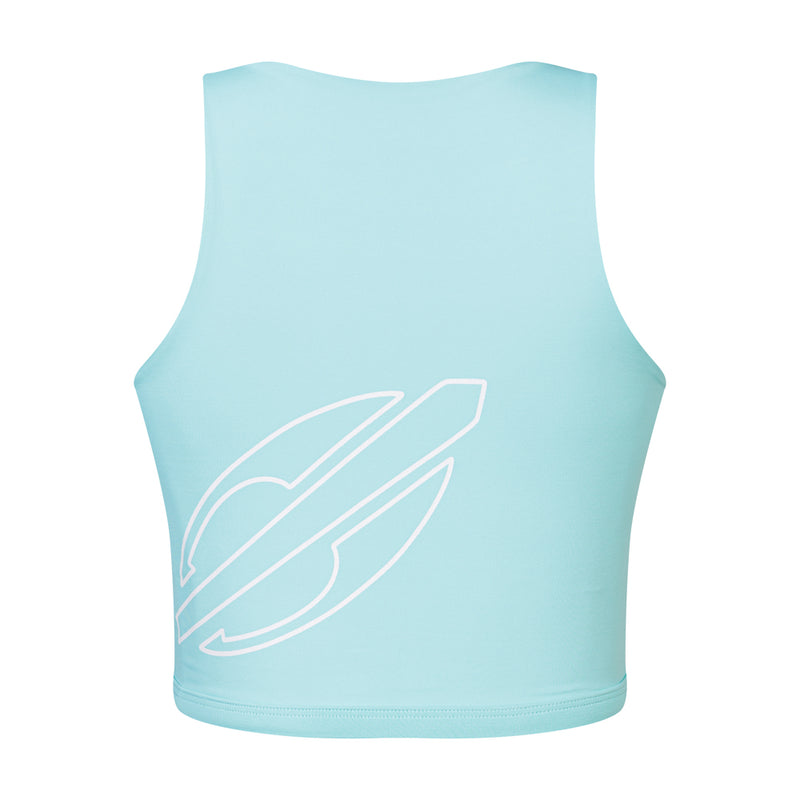 TOP FEMININO DUPLA FACE MORMAII 2941 VERDE CLARO/BRANCO