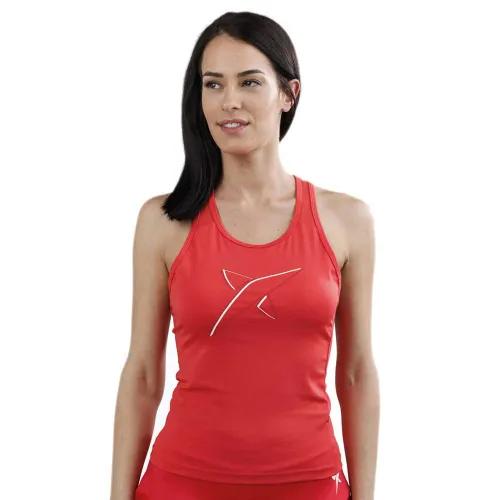 Regata feminina DROP SHOT CAIMA - Vermelho