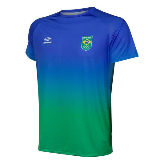 CAMISETA MASCULINA MANGA CURTA DEGRADE TIME BRASIL MORMAII