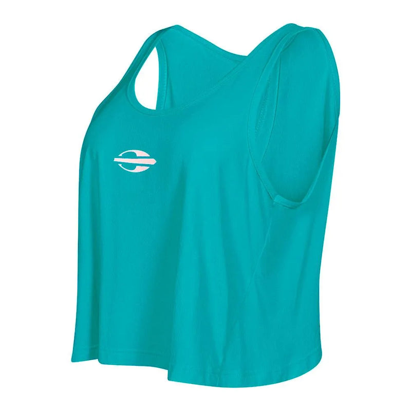 REGATA FEMININA CROPPED BEACH SPORTS MORMAII 2776 TURQUEZA