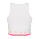 TOP FEMININO DUPLA FACE BEACH MORMAII 2941 ROSA/BRANCO
