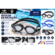Óculos Natação Mormaii Adulto Silicone Proteção UV - Varuna
