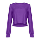 BLUSAO MOLETOM CROPPED BEACH TENNIS VITORIA MARCHEZINI MORMAII 2025 ROXO