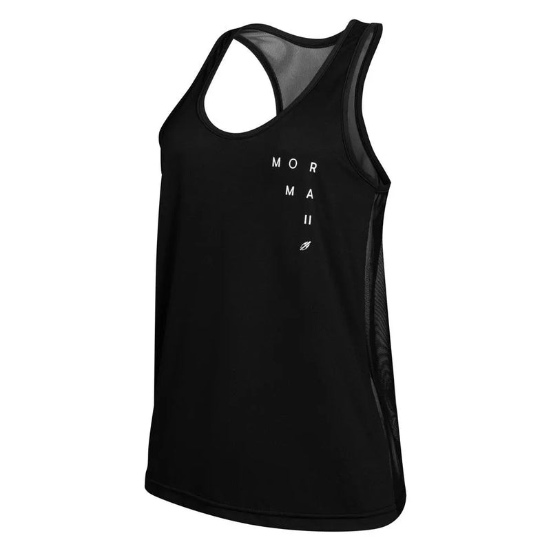 REGATA FEMININA NADADOR COM TELA BEACH SPORTS MORMAII 2773 PRETO