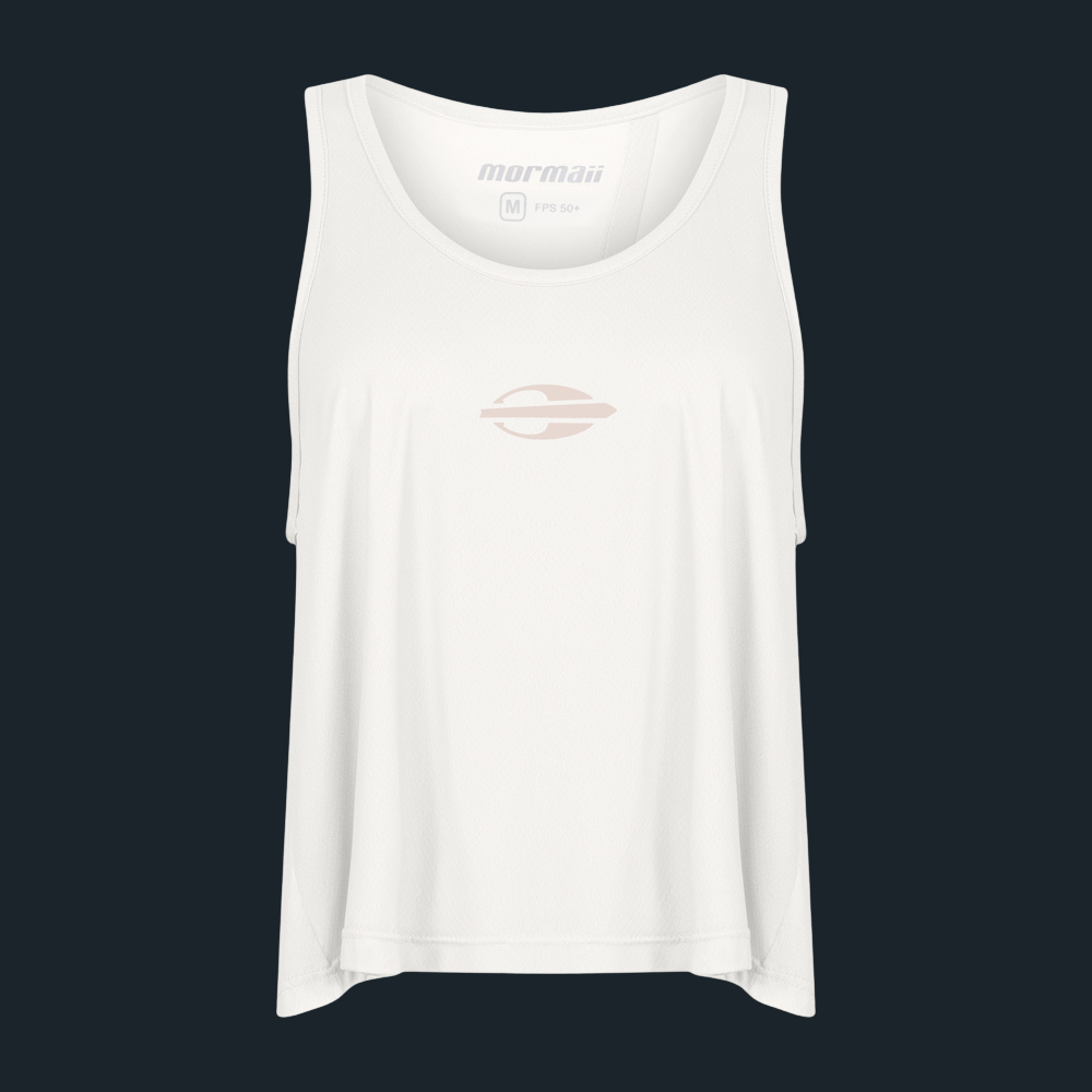 REGATA FEMININA CROPPED BEACH SPORTS MORMAII 2776B OFF WHITE