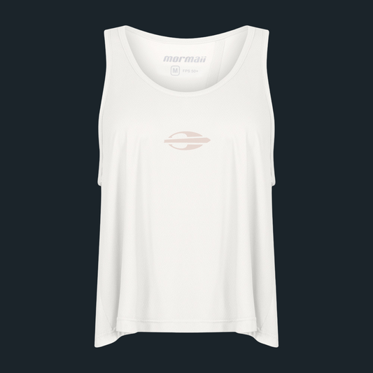 REGATA FEMININA CROPPED BEACH SPORTS MORMAII 2776B OFF WHITE