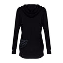 BLUSAO FEMININO COM CAPUZ BEACH TENNIS MORMAII 2951 PRETO