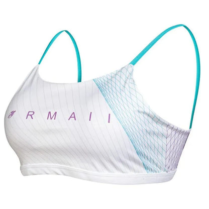TOP LINHA VITORIA MARCHEZINI BEACH TENNIS MORMAI 2025 BRANCO