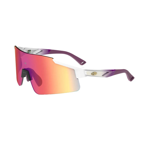 OCULOS SOL MORMAII GRAND TOUR 3 BRANCO C/ DOURADO / L CINZA REVO VERM